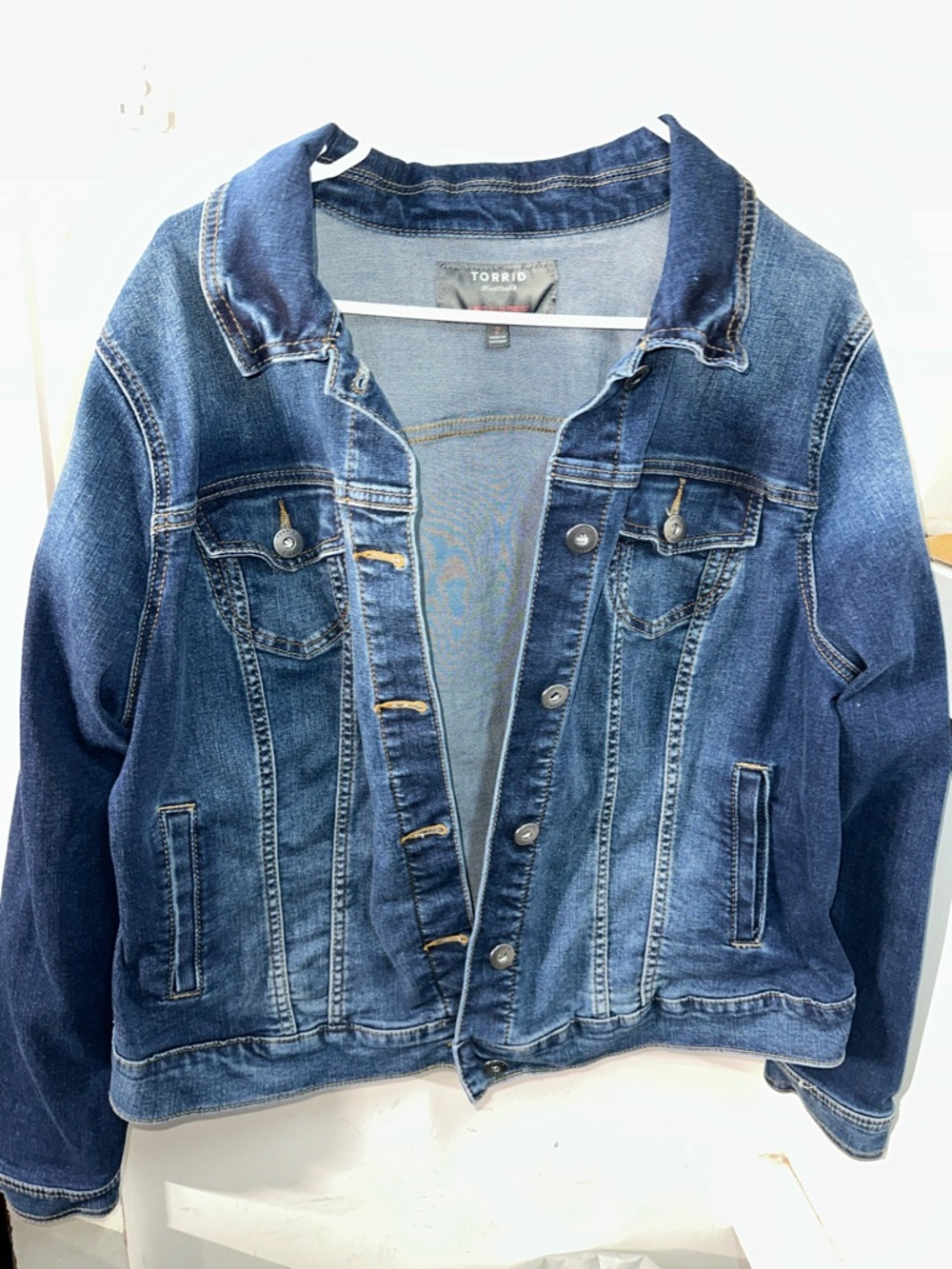 torrid Medium Wash Blue Denim Jacket